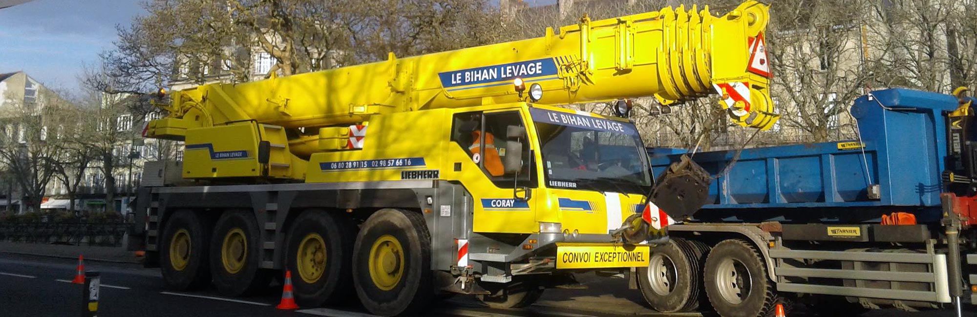 Le Bihan Levage Quimper : camion grue
